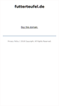 Mobile Screenshot of futterteufel.de