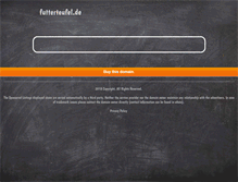 Tablet Screenshot of futterteufel.de